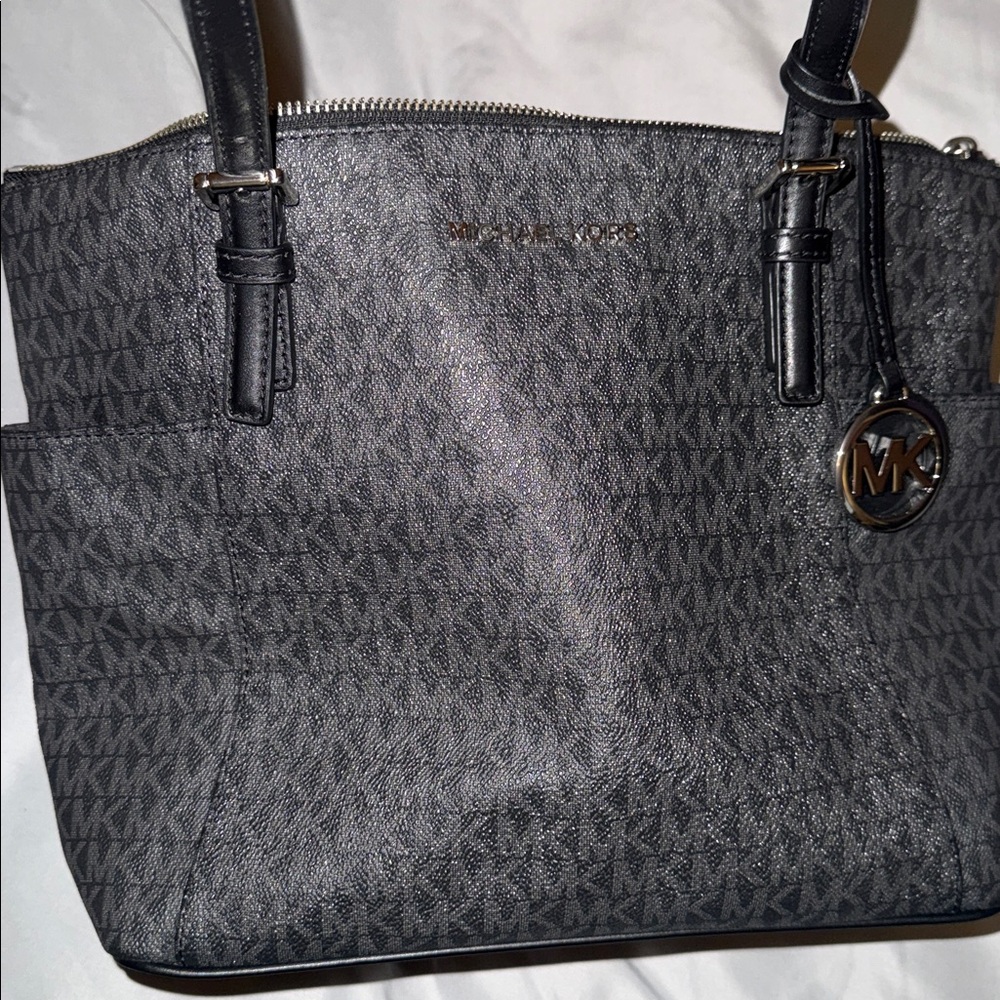 Michael Kors Charcoal and Black Tote